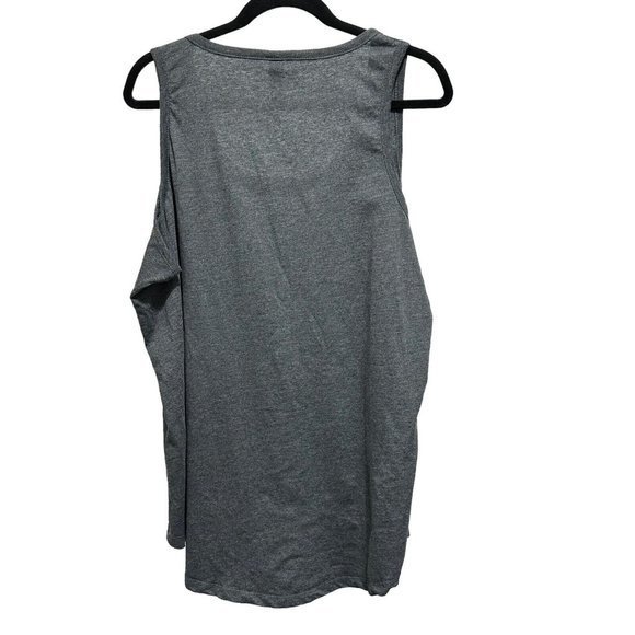 Instant Message Woman Heather Charcoal Dahlia Tank Loose Plus 2 - Picture 6 of 7